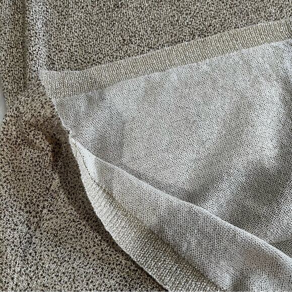 NEW Ann Taylor Silk Metallic Short Sleeve Lightweight Layering Sweater SP NWT - Picture 8 of 15